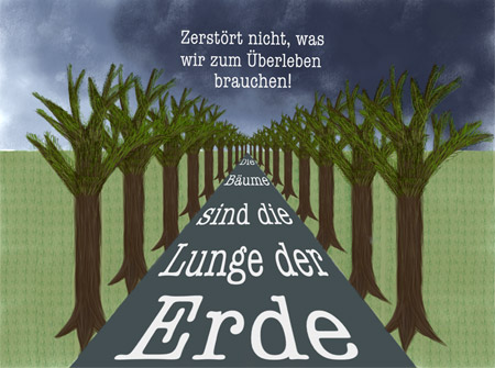 Allee / Imageplakat von Alena Schuler (2023)