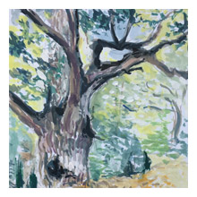 Detailstudie nach Claude Monet (Kufner 2020)